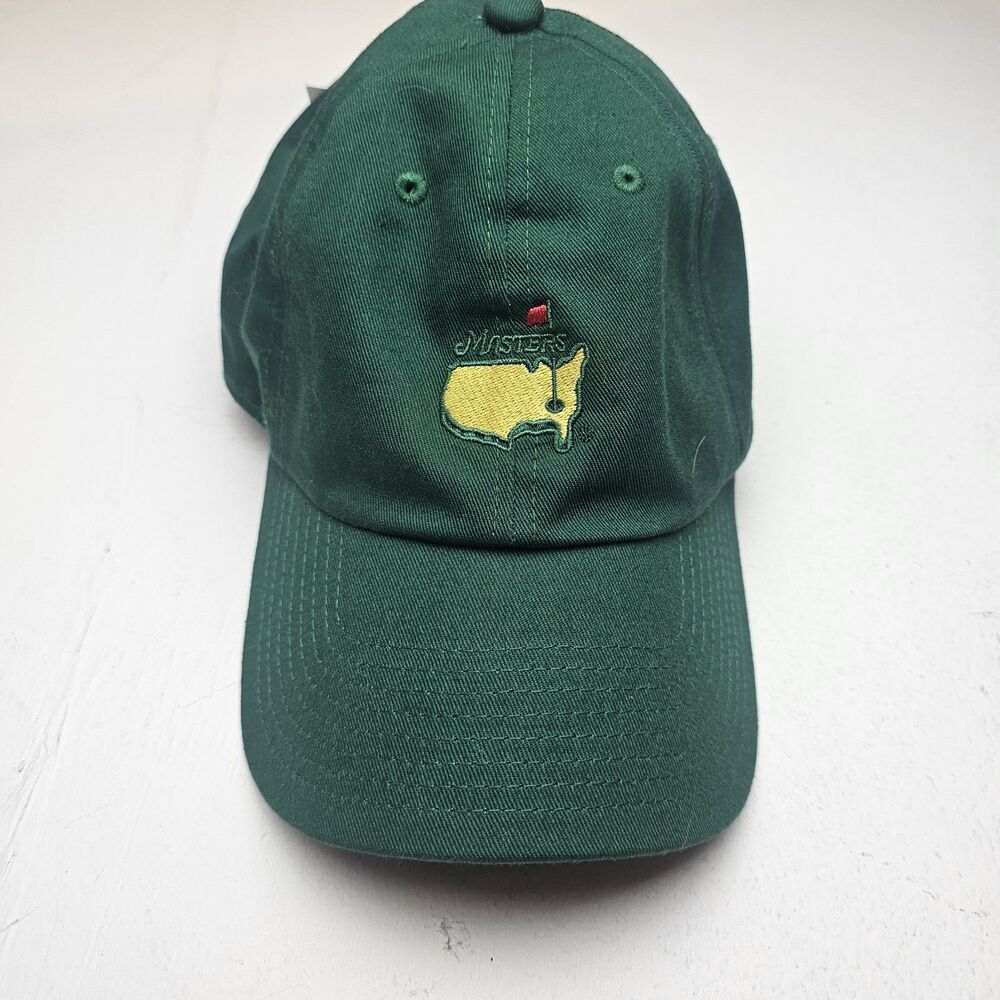 The Masters Green Adjustable Golf Hat American Needle Embroidered Logo NEW